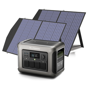 <span class=keywords><strong>ALLPOWERS</strong></span> R1500 110V-240V 1800W Centrale électrique portable 1152Wh Lifepo4 Batterie longue durée Générateur solaire - Product Image 1