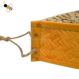 Nueva condición <span class=keywords><strong>de</strong></span> bambú natural y madera Mason Bee House Hive para Apicultura - Product Image 3
