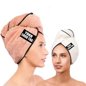 new product factory supplier hair towel hair towel wrap microfiber hair towel