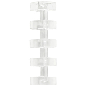Anneaux de reliure colorés à 5 trous <span class=keywords><strong>pour</strong></span> classeur à feuilles mobiles, anneaux de reliure, clips de reliure, anneaux de rangement détachables, clips en plastique DIY - Product Image 5