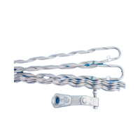 Collier de tension à coin en alliage d'aluminium pour ligne aérienne, matériel de fixation pour conducteur ACSR, norme IEC 61284