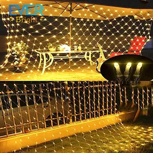 Outdoor Large Window Green Red Blue Warm White Clear Led Net Of Curtain Christmas Tree Lights