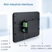 Tablette industrielle 10,1 pouces avec RS232/RS485/CAN/GPIO/4G LTE/Ubuntu 24.04 Linux, écran tactile industriel HMI 10,1 pouces
