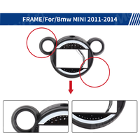 Cadre de Fascias d'autoradio Meihua pour Bmw Mini Cooper R56 R60 R51 2007-2014 Adaptateur de faisceau de câblage de panneau stéréo 9 pouces Canbus