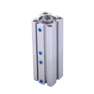 SDAT Multi Position Thin Cylinder Dual Stroke Double Acting Type Pneumatic Air Cylinder Airtac Type Cylinder