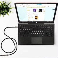 Cable de Extensión USB 4 de 20 Gbps para Thunderbolt 4, Extensor USB C, Adaptador Tipo C Macho a Hembra para Hub USBC, iPhone 17/16, iPad