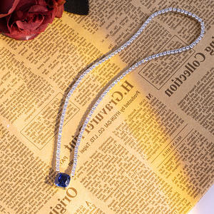 Collares de Plata de Ley con Moissanita o Zirconia, Modernos, Unisex, para Uso Diario, Productos de Dropshipping, Certificados por GRC - Product Image 4