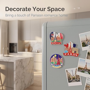 Magnete in Resina Personalizzato con Logo Iconico della <span class=keywords><strong>Torre</strong></span> <span class=keywords><strong>Eiffel</strong></span> di Parigi, Francia, Souvenir Magnete per Frigorifero della <span class=keywords><strong>Torre</strong></span> <span class=keywords><strong>Eiffel</strong></span>, Decorazione per la Casa - Product Image 4