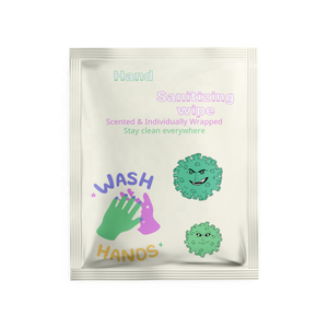 Lingettes désinfectantes pour les mains, non tissées, emballées individuellement, 1 pièce par sachet, usage domestique pour adultes, logo personnalisé, couleur, service OEM - Product Image 5