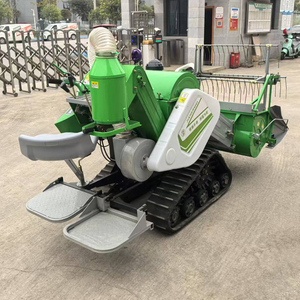 Máy gặt đập liên hợp mini tự động 13HP mới dùng cho lúa mì và lúa gạo - Product Image 3