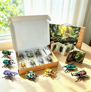 Children's Wind-Up Plastic Insect Toy Crawling 3D Beetle Realistic Bee Bug Model Toy for Unisex - Product Image 2