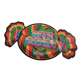 Embalaje de plástico con logotipo personalizado, bolsa única con forma especial, 3,5g, 14g, 28G, 1lb, bolsas de mylar planas de tacto suave troqueladas con cierre de cremallera - Product Image 4