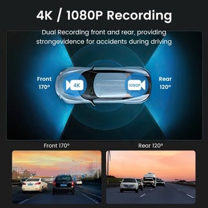 Reproductor de vídeo Universal para coche, 7 pulgadas, 1440P, para Toyota/Mazda/Honda, apple, Carplay, Android, pantalla táctil, cámara de salpicadero 4k - Product Image 3