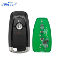 Clé intelligente universelle Lonsdor FO30-03 pour Ford, 3 boutons, 315 MHz, 433 MHz, puces ID46 ID49, télécommande pour serrurier K518 KW100