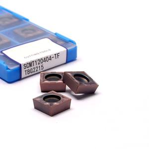 DL SCMT120404 OEM TF Outil de tournage CNC, insert en carbure pour tour, forme rhombique - Product Image 1