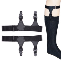 LK Fashion – Chaussettes unisexes en polyester au design classique et sexy, avec jarretelles élastiques antidérapantes et boucle en fer pour usage quotidien