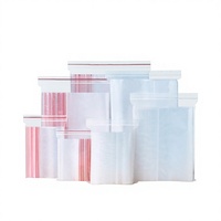 Sacs refermables en plastique transparents personnalisés avec fermeture éclair, pour emballages alimentaires et vêtements, Runuos