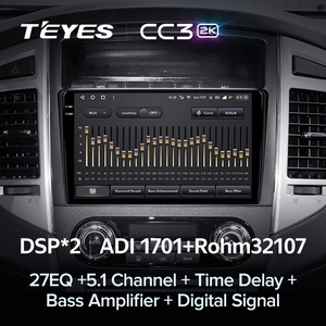 Teyes CC3 2K Cho Mitsubishi Pajero 4 V80 <span class=keywords><strong>V90</strong></span> 2006 2024 Xe Đài Phát Thanh Đa Phương Tiện Video Máy Nghe Nhạc Stereo Không Có 2DIN 2 DIN DVD Navigator - Product Image 4