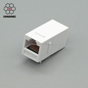 <span class=keywords><strong>RJ45</strong></span> <span class=keywords><strong>UTP</strong></span> Coupler <span class=keywords><strong>Cat6</strong></span> cat6A nội tuyến Coupler trực tiếp Coupler - Product Image 4