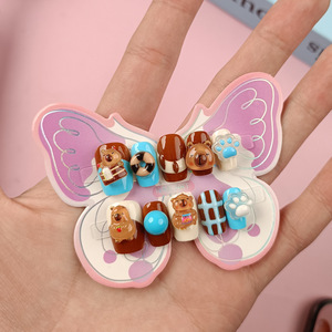 <span class=keywords><strong>Uñas</strong></span> Postizas para Adolescentes y Niñas, Set <span class=keywords><strong>de</strong></span> 10 Piezas, Ultrafinas y Lindas, para Decoración <span class=keywords><strong>de</strong></span> <span class=keywords><strong>Uñas</strong></span>, para Niñas <span class=keywords><strong>de</strong></span> 12 a 18 Años - Product Image 4