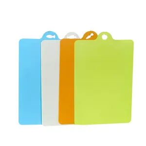 vegetable fruit thin flexible cutting board Kitchen foldable polyethylene plastic thin chopping board