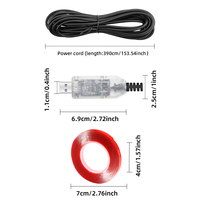 HUIJIE Devil Eye X Series, panneau d'affichage LED dynamique universel 12V, 11 modes, USB pour voiture, tuning automobile, OEM Factory
