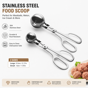 Moule à boulettes de viande en acier inoxydable antiadhésif, pince à boulettes de poisson, moule à boulettes de riz, gadgets de cuisine écologiques - Product Image 1
