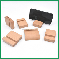 Organisateur de bureau en bois poli de haute qualité Base de carte de stylo multifonction et support de téléphone portable carte de stylo support de téléphone portable