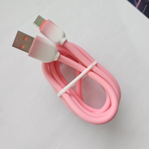 <span class=keywords><strong>C</strong></span>âbles de données en silicone PVC épais OD5.0 personnalisés de 1 m et 2 m, USB 2.0 vers Type <span class=keywords><strong>C</strong></span>, <span class=keywords><strong>c</strong></span>âble de charge rapide, connecteur USB <span class=keywords><strong>C</strong></span>, <span class=keywords><strong>c</strong></span>âble Android - Product Image 4