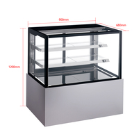 Nouvelle arrivée : vitrine réfrigérée pour gâteaux et desserts à 3 étages avec refroidissement par air