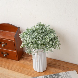 CallaFloral Artificial <b>Flower</b> <b>Single</b> Branch Green Plastic Indoor Decor Home Wedding Bouquet - Product Image 1