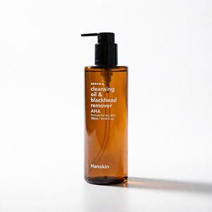 Huile nettoyante Hanskin 300 ml, formule AHA pour peaux sèches - Product Image 1