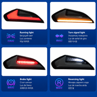 Pour Z4 E89 2009-2016 : Nouvelle unité de remplacement de feux arrière LED transparents, kit de modernisation 6000K 36W 12V Plug & Play