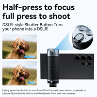 Poignée de prise en main pour la photographie et la vidéo sur smartphone avec télécommande sans fil rétractable flexible TELESIN
