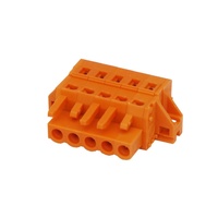 5,0 5,08mm PA66 Conector de bloque de terminales de resorte Gris MCS Cable a cable Conector de bloque de terminales de plástico hembra sin tornillos