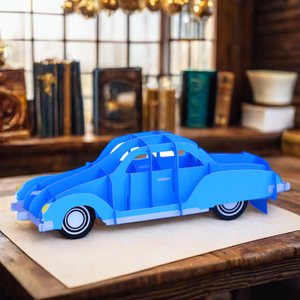<span class=keywords><strong>Carte</strong></span>-<span class=keywords><strong>cadeau</strong></span> de fête des pères de voiture classique coupé 3D faite à la main de haute qualité pour le papier «Merci» «Get Well Soon» «Bonne chance» - Product Image 2