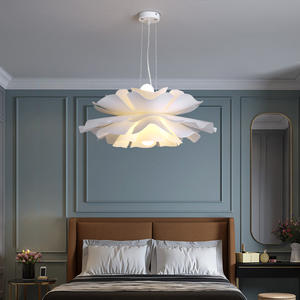 Design nordico semplice moderno Led caldo lampadario esterno soffitto camera da letto luce petali <span class=keywords><strong>luci</strong></span> a sospensione - Product Image 3