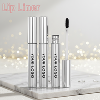 Teinte à lèvres liquide personnalisée effet minéral, sans logo, longue tenue, anti-transfert, lisse et peel-off