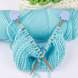 Silicone đan kim tip Stopper đan may bảo vệ dệt kim nghệ thuật thủ công MaY công cụ phụ kiện - Product Image 1