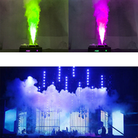 Machine à fumée verticale RGB DMX, 24 pièces, télécommande 1500W, Machine à fumée pour scène de mariage
