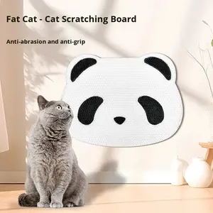 Autocollant mural vertical anti-griffures pour <span class=keywords><strong>chat</strong></span> motif panda, résistant à l'usure et sans production de poussière - Product Image 2