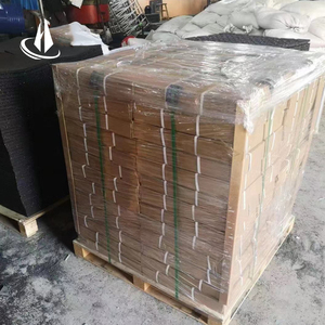 Peralatan tertutup karet segi enam Gym berat bebas 2.5kg-50kg karet cor kebugaran besi terbungkus Hex Dumbbell - Product Image 6