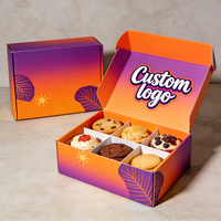 Boîtes d'emballage pour gaufres Crumbl, boîtes à biscuits imperméables, emballage de luxe haut de gamme pour boulangerie, édition spéciale