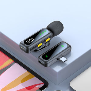 J21 Từ Không Dây Lavalier Microphone Tiếng Ồn Hủy Bỏ <span class=keywords><strong>Bluetooth</strong></span> Ve Áo Mic Cho Ngoài Trời Live Streaming Ghi Âm - Product Image 5