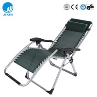 600D Oxford Teslin Recline Zero Gravity Chaise de massage avec auvent Intérieur Extérieur Bureau Jardin Loisirs Plage Chaise longue