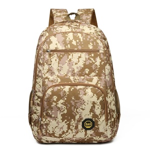 <b>Large</b> <b>Capacity</b> Sports Camo <b>Backpack</b> with USB Fashionable Zipper Closure for Outdoor Travel School & Leisure - Product Image 4