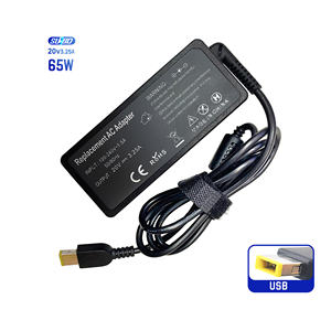 Adaptador <span class=keywords><strong>de</strong></span> Corriente USB Cuadrado <span class=keywords><strong>de</strong></span> 65W <span class=keywords><strong>para</strong></span> Lenovo ADLX65NDC3A, Cargador <span class=keywords><strong>para</strong></span> Portátil ThinkPad <span class=keywords><strong>de</strong></span> 20V 3.25A, Venta al por Mayor, Voltaje Amplio <span class=keywords><strong>de</strong></span> 100-240V - Product Image 1