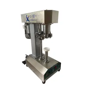 Semi Automatic Manual Pop Aluminum Plastic Oil Tin Can Sealer Sealing Machine For Beer