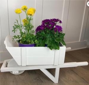 Rustique À La Main <span class=keywords><strong>En</strong></span> <span class=keywords><strong>Bois</strong></span> Fleur <span class=keywords><strong>Brouette</strong></span> Planteur Station <span class=keywords><strong>Jardin</strong></span> Wagon Décor Boîte Surélevé <span class=keywords><strong>Jardin</strong></span> Lit Planteur Boîte Pour L'extérieur - Product Image 5