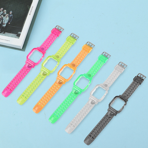 <span class=keywords><strong>Correa</strong></span> de Reloj de Silicona Transparente con Cubierta <span class=keywords><strong>para</strong></span> <span class=keywords><strong>Apple</strong></span> <span class=keywords><strong>Watch</strong></span> <span class=keywords><strong>SE</strong></span> 7 6 5 4 3 2 Accesorios <span class=keywords><strong>Correa</strong></span> <span class=keywords><strong>Para</strong></span> Reloj - Product Image 6
